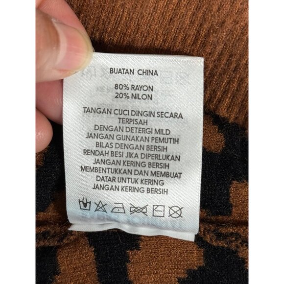 BANKS JOURNAL Wilder Men's Pullover Sweater Leopard Print - Picture 6 of 8